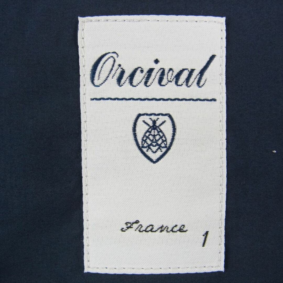 ORCIVAL(オーシバル)のORCIVAL オーシバル ジャケット 17A-FA-001 ノーカラー キルティング ジャケット ネイビー系 １【中古】 メンズのジャケット/アウター(その他)の商品写真