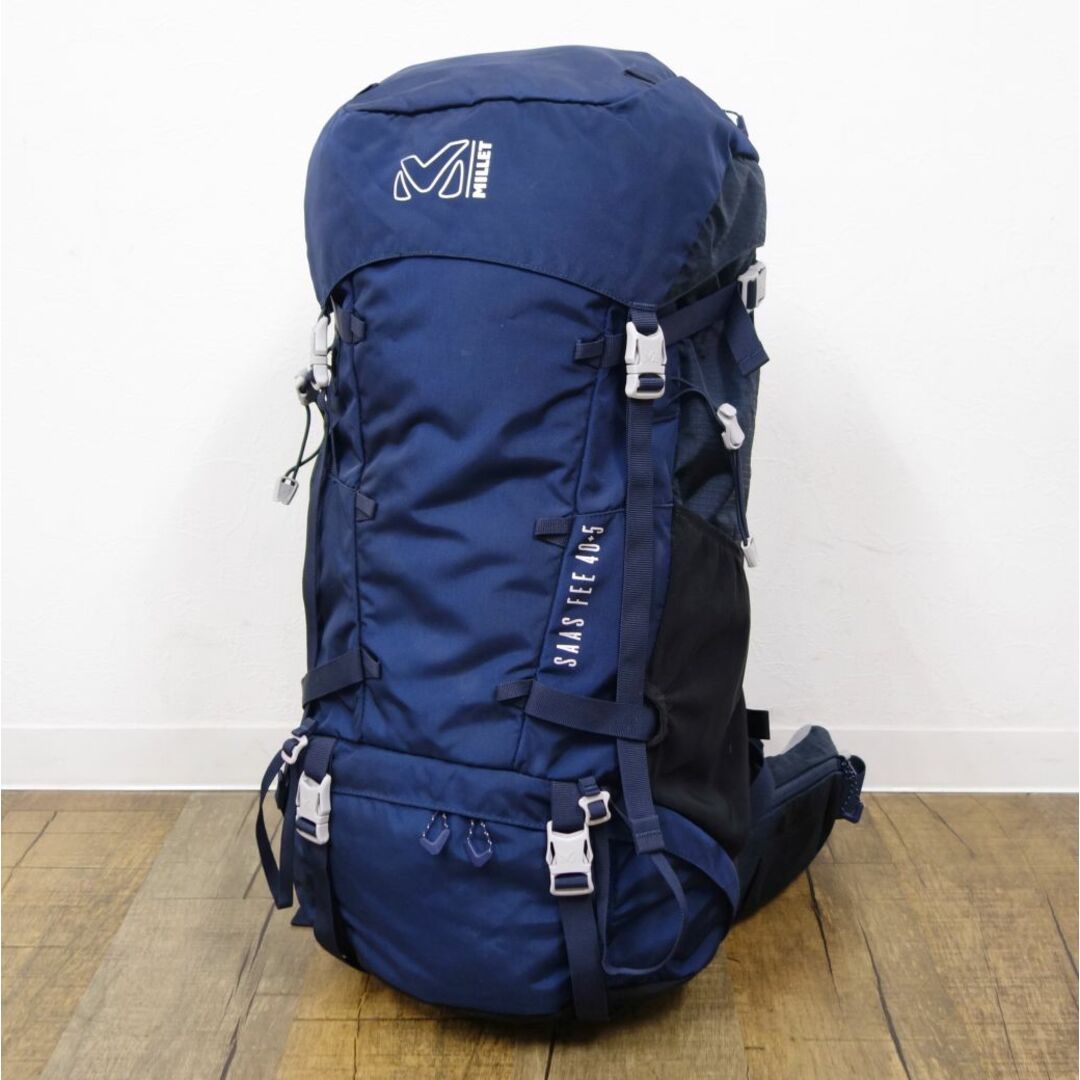 S容量美品 ミレー MILLET SAAS FEE 40+5 サースフェー 45L Sサイズ ザック バックパック リュック 登山 トレッキング アウトドア