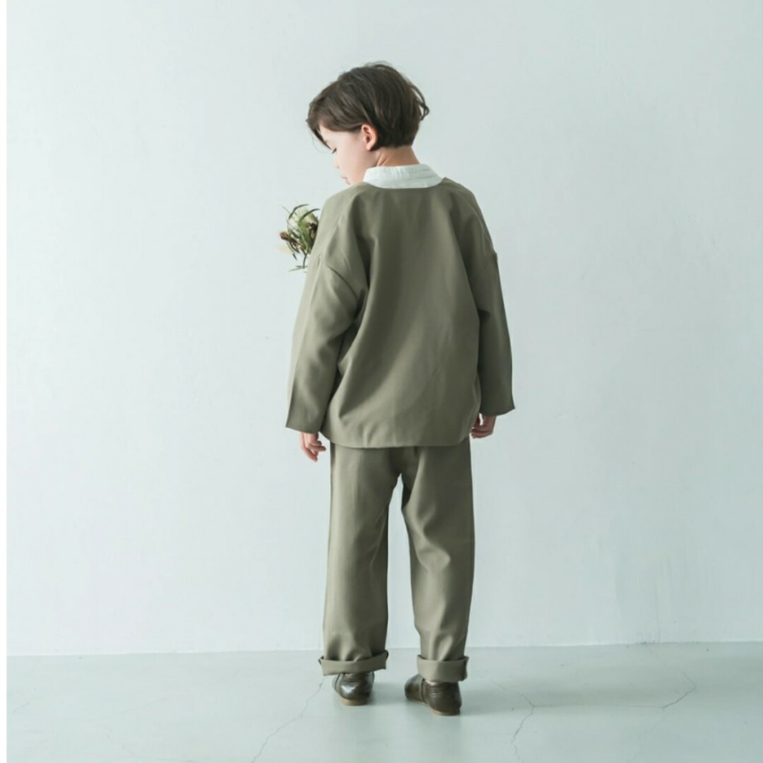 riziere(リジェール)の新品未使用 タグ付き riziere ジャケットセットアップ キッズ/ベビー/マタニティのキッズ服男の子用(90cm~)(ドレス/フォーマル)の商品写真