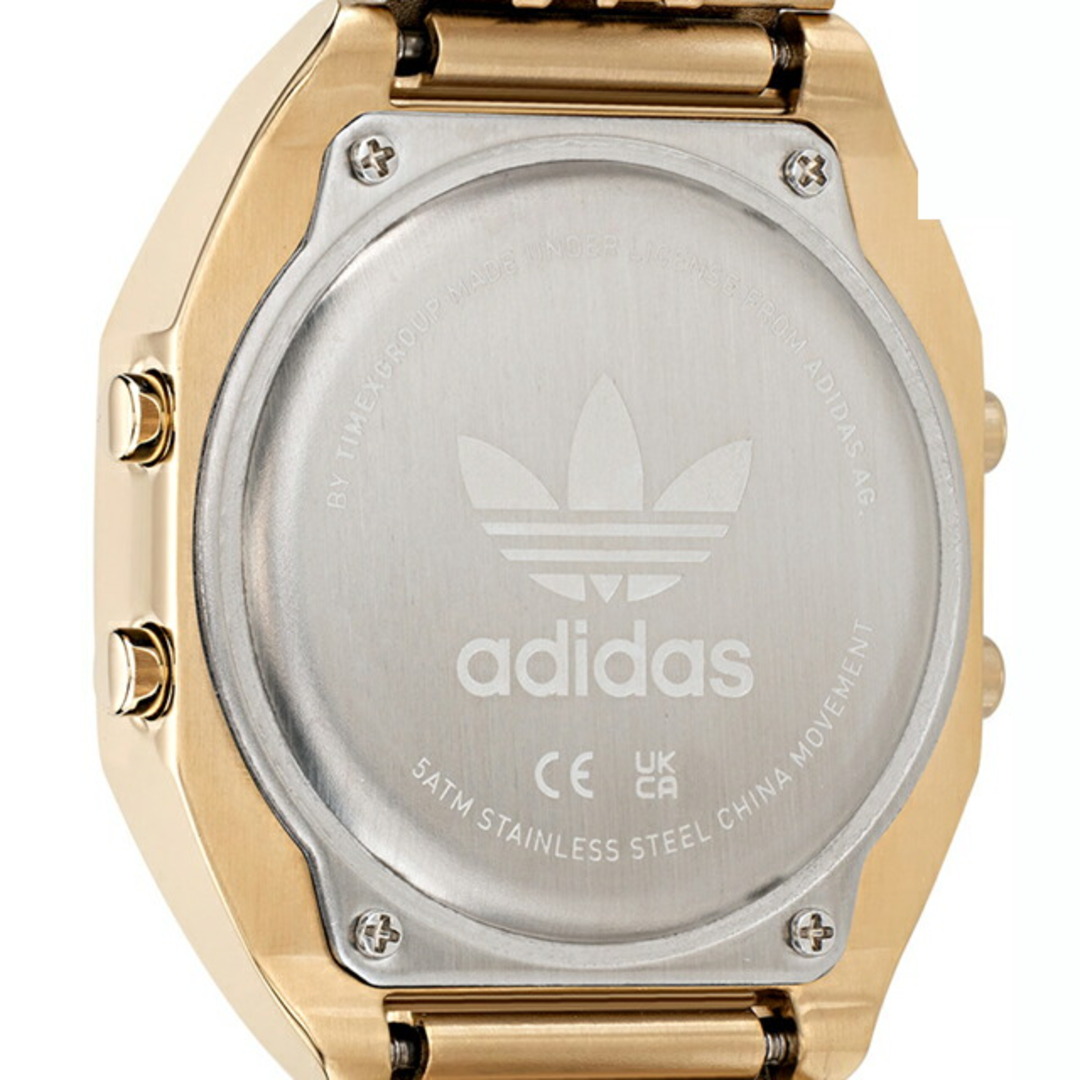 adidas(アディダス)の【新品】アディダス adidas 腕時計 メンズ AOST22071 クオーツ 液晶/グリーンxゴールド デジタル表示 メンズの時計(腕時計(アナログ))の商品写真