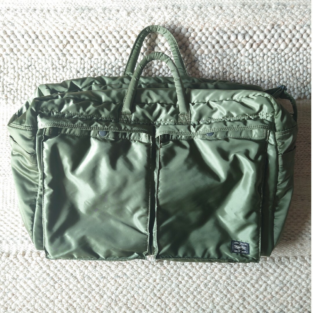 PORTER(ポーター)のPORTER TANKER 2WAY DUFFLE BAG カーキ メンズのバッグ(トラベルバッグ/スーツケース)の商品写真