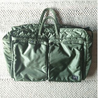 ポーター(PORTER)のPORTER TANKER 2WAY DUFFLE BAG カーキ(トラベルバッグ/スーツケース)