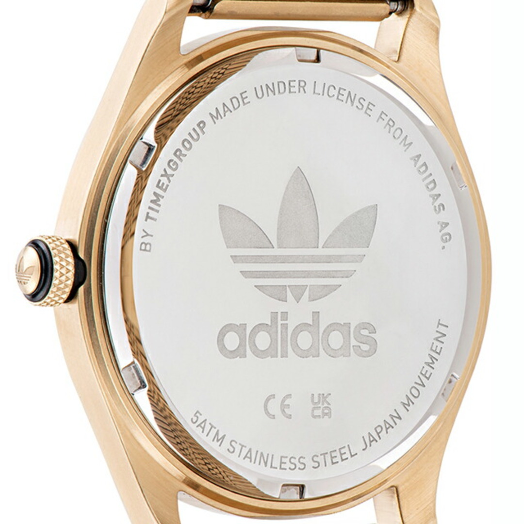 adidas(アディダス)の【新品】アディダス adidas 腕時計 メンズ AOSY22526 クオーツ ブラックxゴールド/ブラック/グリーン アナログ表示 メンズの時計(腕時計(アナログ))の商品写真
