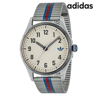 アディダス(adidas)の【新品】アディダス adidas 腕時計 メンズ AOSY23531 クオーツ ホワイトxシルバー/ブルー/レッド アナログ表示(腕時計(アナログ))