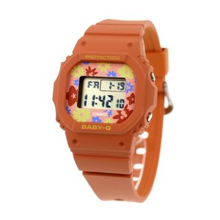 カシオ(CASIO)の【新品】カシオ CASIO Baby-G 腕時計 レディース BGD-565RP-4DR ベビーG クオーツ 液晶xオレンジ デジタル表示(腕時計)