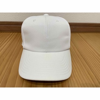 ミズノ(MIZUNO)の『未使用品』ミズノ　野球帽　練習用 Sサイズ　白帽子(野球)