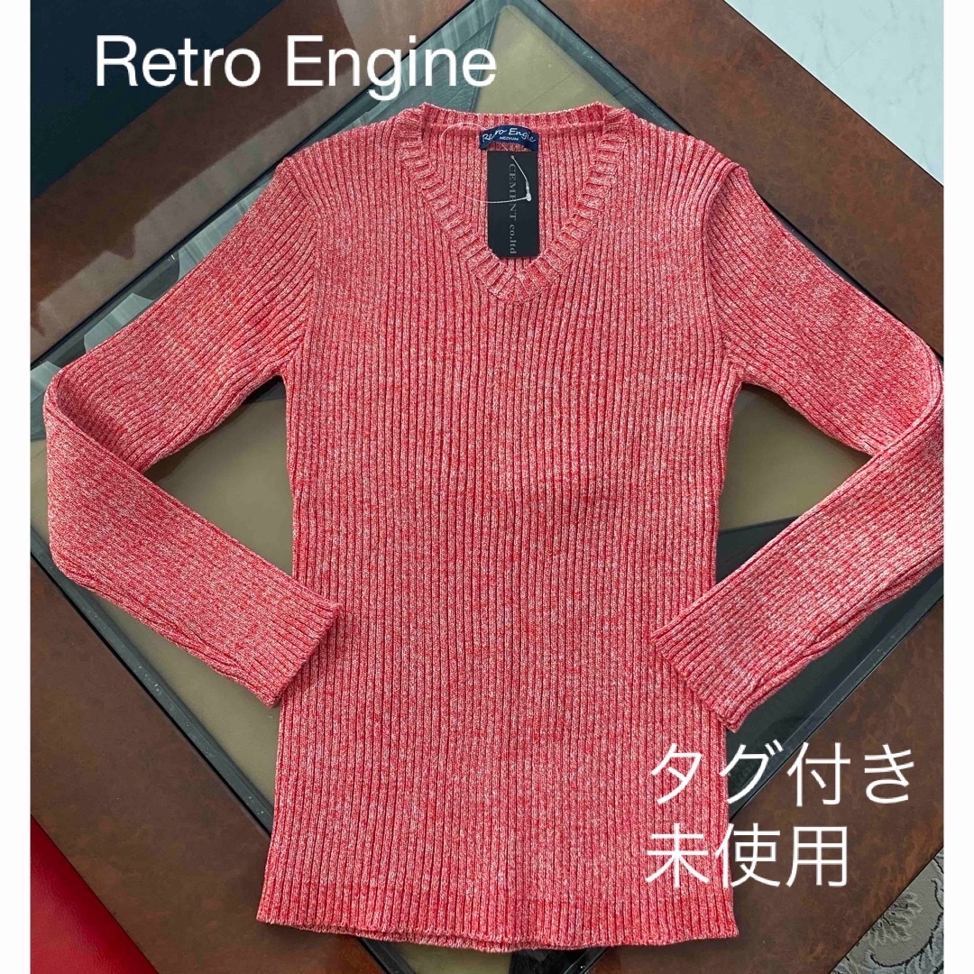 タグ付き Retro Engine レトロエンジン 厚手セーター M メンズのトップス(ニット/セーター)の商品写真