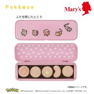 ポケモン(ポケモン)の新品未開封　ポケモンmeetsメリーチョコレート　ピンクチョコレート缶(菓子/デザート)