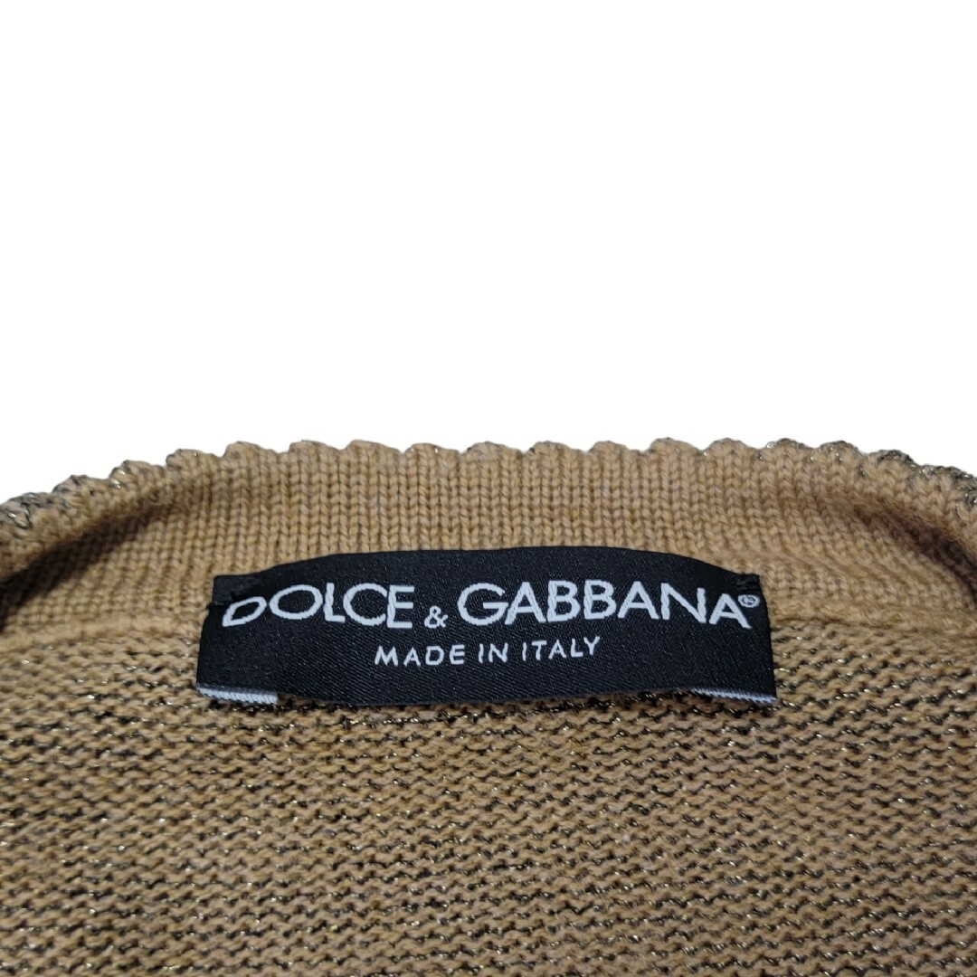 DOLCE&GABBANA(ドルチェアンドガッバーナ)の【参考定価約12万】ドルチェ&ガッバーナ 50 グリッターニット セーター メンズのトップス(ニット/セーター)の商品写真