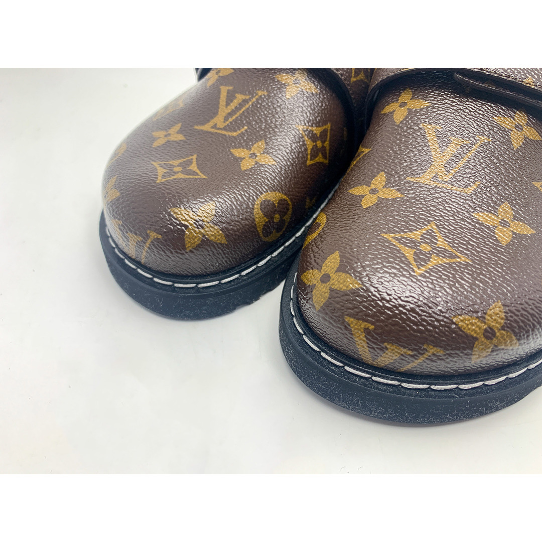 LOUIS VUITTON(ルイヴィトン)のLOUIS VUITTON ルイヴィトン パテント モノグラム LV コージー・ライン ミュール 1AAW6I クツ スリッポン 靴 ブランド アパレル サイズ35 レディースの靴/シューズ(ミュール)の商品写真