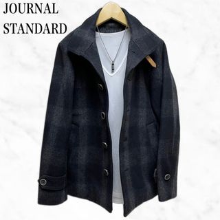 ジャーナルスタンダード(JOURNAL STANDARD)のJOURNAL STANDARD ウールジャケット　チェック柄ジャケット　コート(その他)