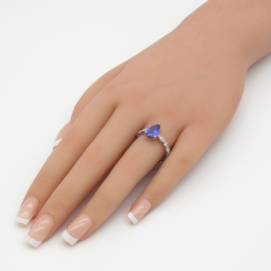 ジュエリー タンザナイト ダイヤ リング リング・指輪 レディースのアクセサリー(リング(指輪))の商品写真
