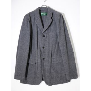 コムデギャルソンオムプリュス(COMME des GARCONS HOMME PLUS)のCOMME des GARCONS HOMME PLUS/コムデギャルソンオムプリュス EVER GREENエバーグリーン ウールポリ混パッカリング3Bジャケット【L】【MJKA73930】(その他)