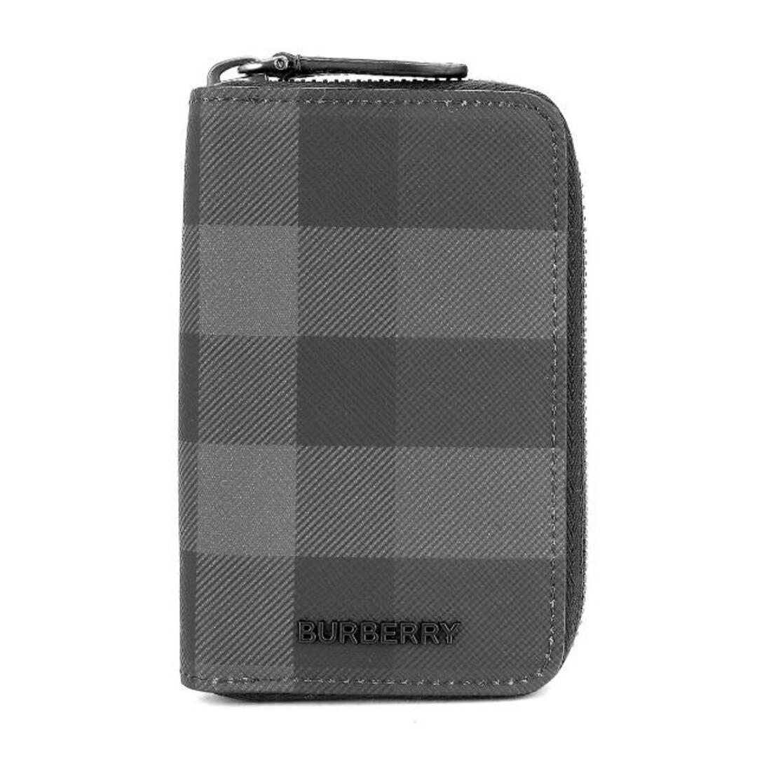 BURBERRY(バーバリー)の新品 バーバリー BURBERRY カードケース SMALL ZIG チャコール メンズのファッション小物(名刺入れ/定期入れ)の商品写真