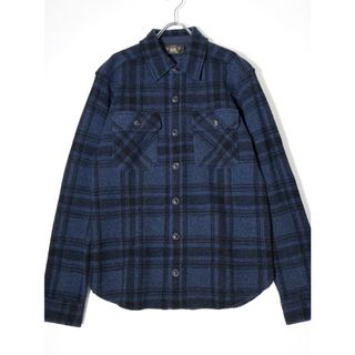 ダブルアールエル(RRL)のRRLダブルアールエル/ダブルアールエル カシミヤ ウール チェック シャツ【M】【MSHA73918】(その他)