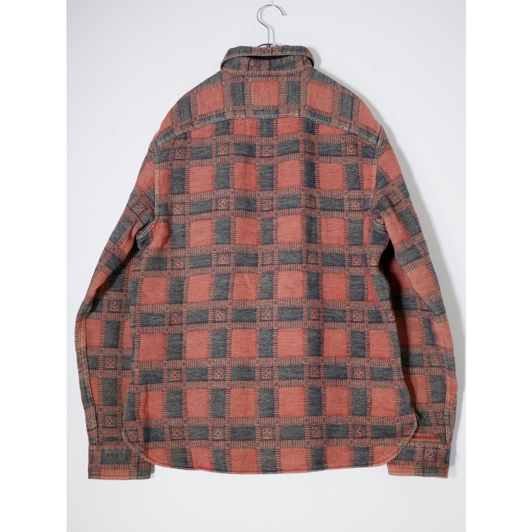 RRL(ダブルアールエル)のRRLダブルアールエル/ダブルアールエル Plaid Jacquard Workshirtヘビーコットン プレイド ジャガード ワークシャツ【M】【MSHA73917】 メンズのトップス(その他)の商品写真