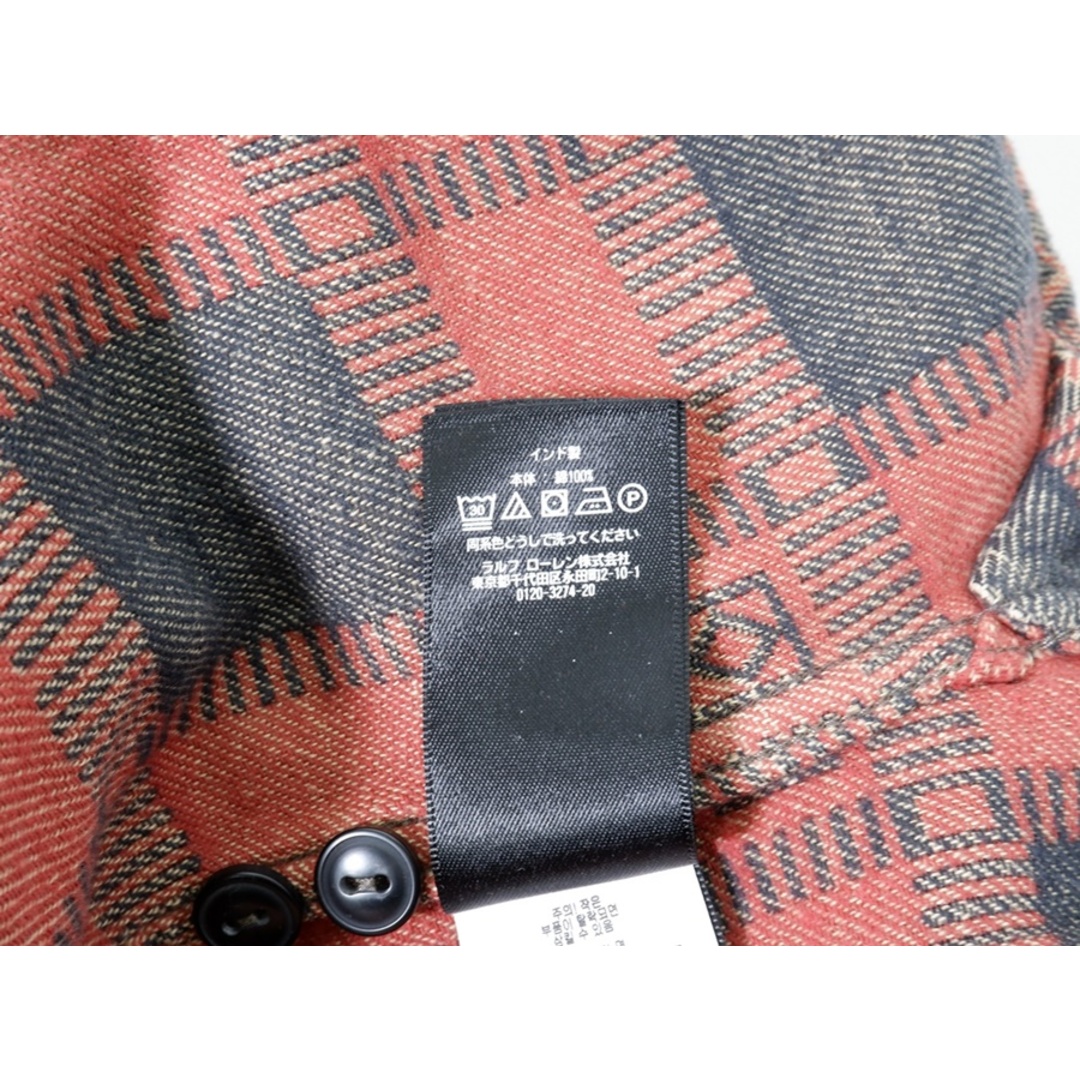 RRL(ダブルアールエル)のRRLダブルアールエル/ダブルアールエル Plaid Jacquard Workshirtヘビーコットン プレイド ジャガード ワークシャツ【M】【MSHA73917】 メンズのトップス(その他)の商品写真