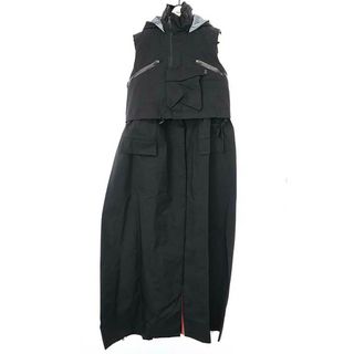 sacai×ACRONYM サカイ×アクロニウム 22SS DRESS プリーツナイロンドレスワンピース 22-06012 グレー系 2