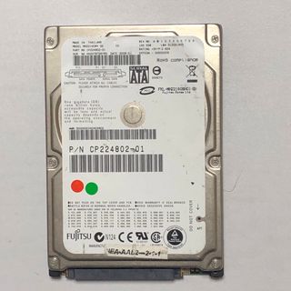 Fujitsu 2.5インチHDD MHZ2160BH 160GB／H09