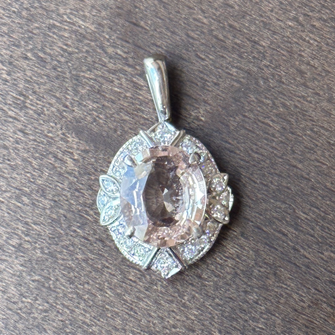 37500円 GIA Pt900天然パパラチアサファイア3.53ctダイヤ0.23ct 37500円 GIA Pt900天然パパラチアサファイア3.53ctダイヤ0.23ct