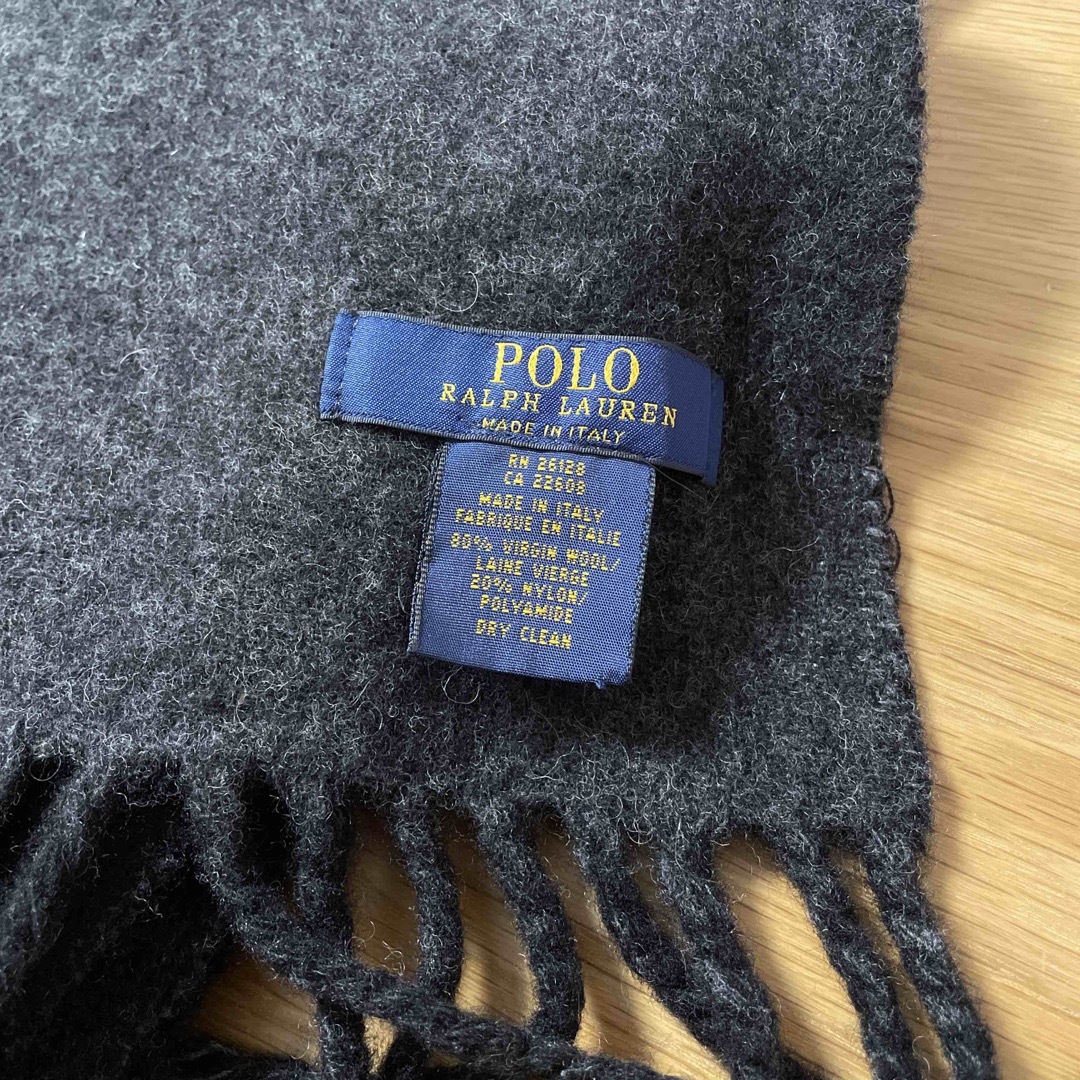 POLO RALPH LAUREN(ポロラルフローレン)のPOLO RALPH LAUREN  ポロ ラルフローレン　バイカラー　マフラー メンズのファッション小物(マフラー)の商品写真