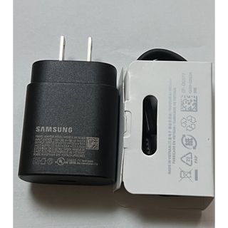 サムスン(SAMSUNG)のSamsung 25w急速充電器セット(バッテリー/充電器)