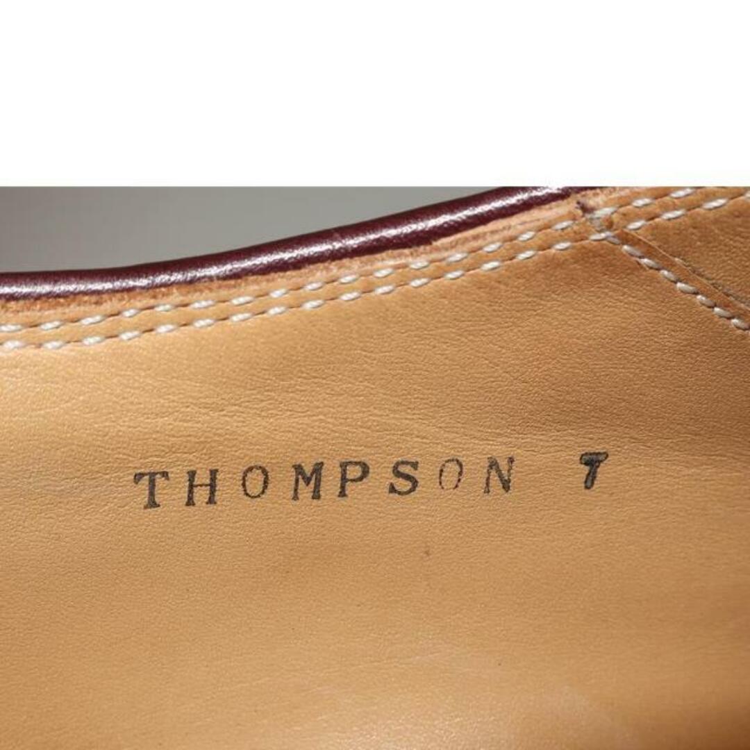 Trading Post トレーディングポスト/THOMPSON トンプソン プレーントゥシューズ ダークブラウン/サイズ7 約25.0-25.5cm相当/メンズスシューズ/ABランク/65【中古】 メンズの靴/シューズ(ドレス/ビジネス)の商品写真