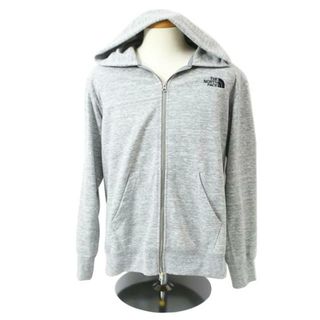 THE NORTH FACE ザ・ノースフェイス/スクエアロゴフルジップ スウェットパーカー/Lサイズ/グレー/NT12140/メンズインナー/Aランク/65【中古】(パーカー)