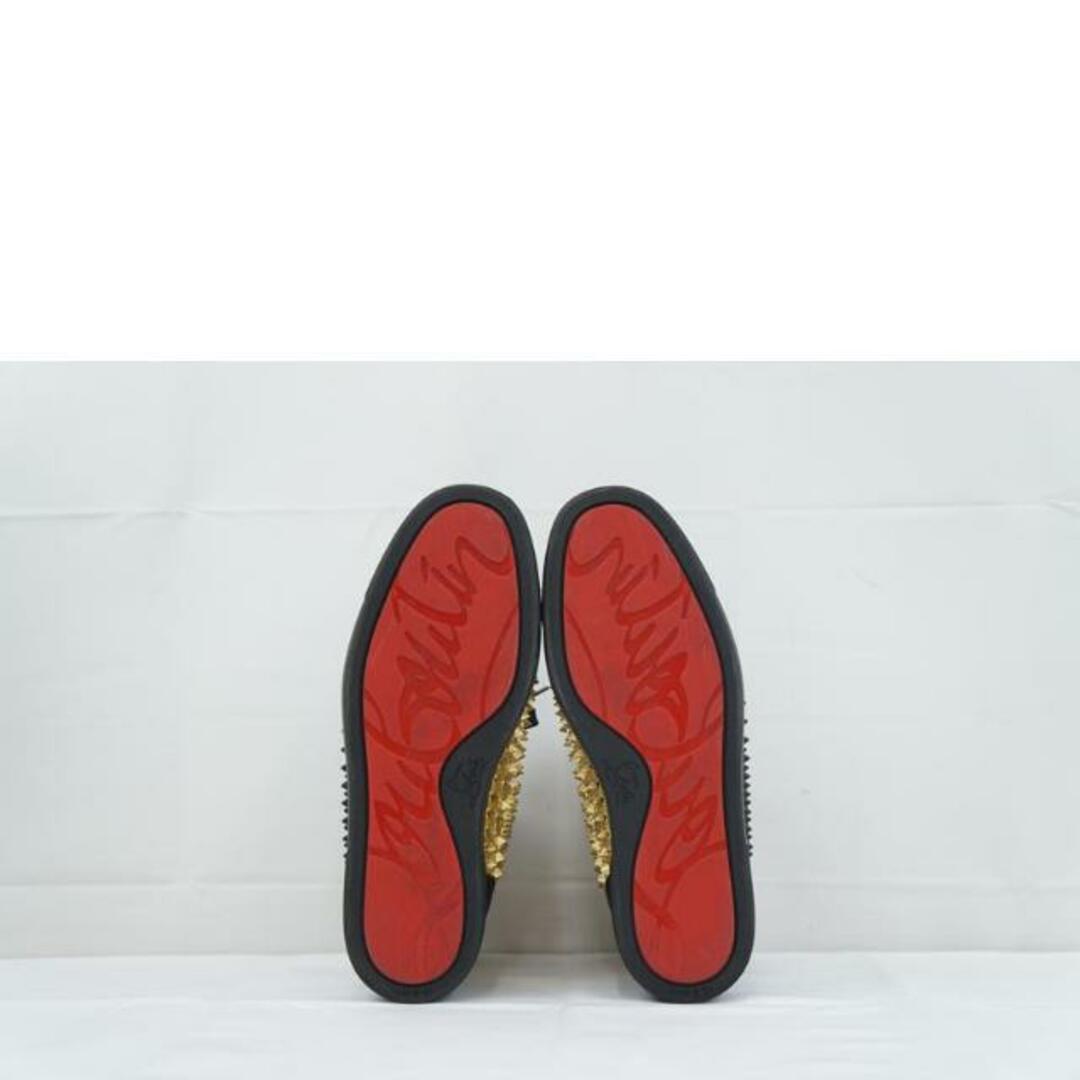 <br>Christian Louboutin クリスチャン ルブタン/ハイカットスニーカー ブラック×ゴールド/42/メンズスシューズ/Aランク/67【中古】 メンズの靴/シューズ(スニーカー)の商品写真