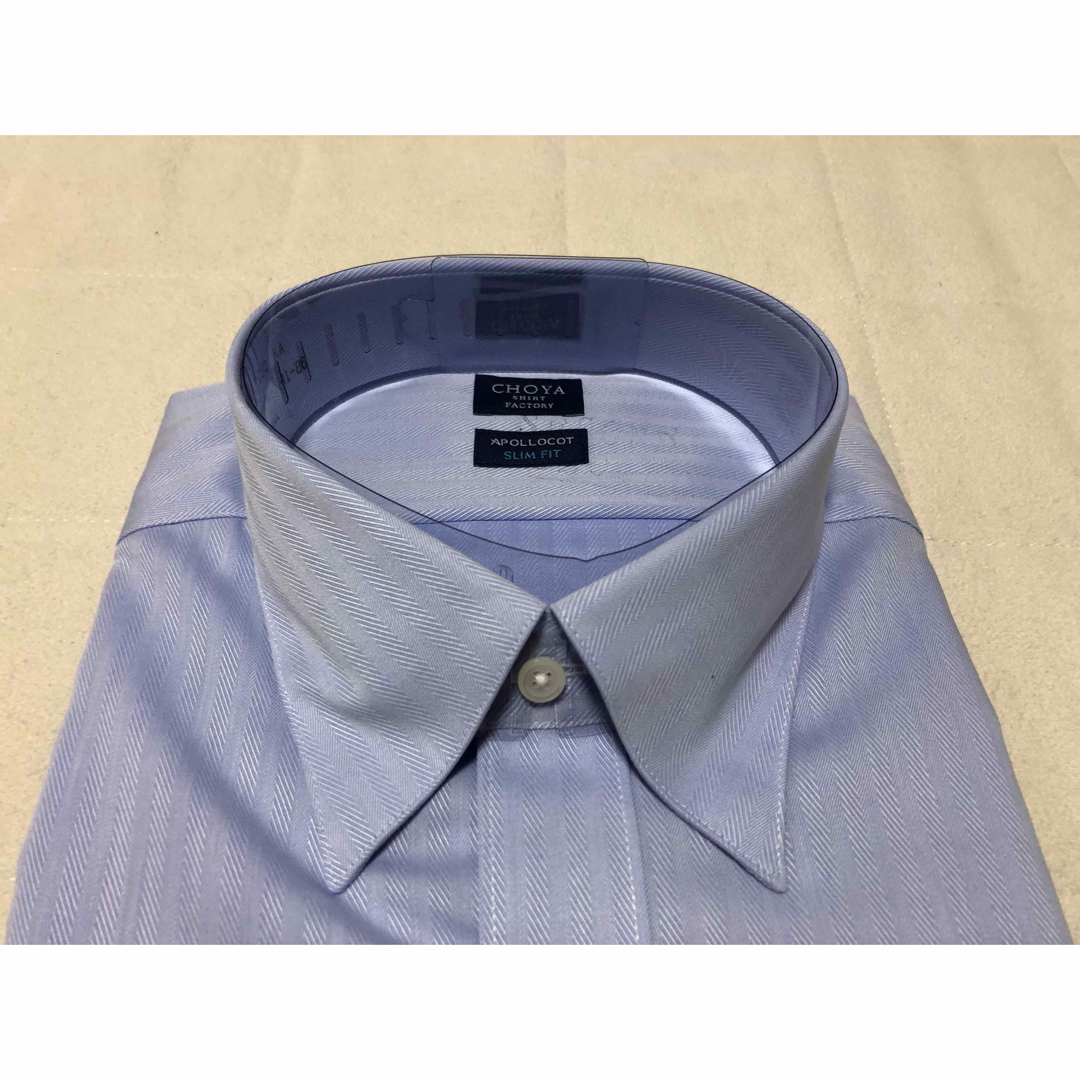 CHOYA SHIRT(チョーヤシャツ)のM557新品CHOYA長袖ワイシャツ綿100％ 41-86￥9790形態安定 メンズのトップス(シャツ)の商品写真