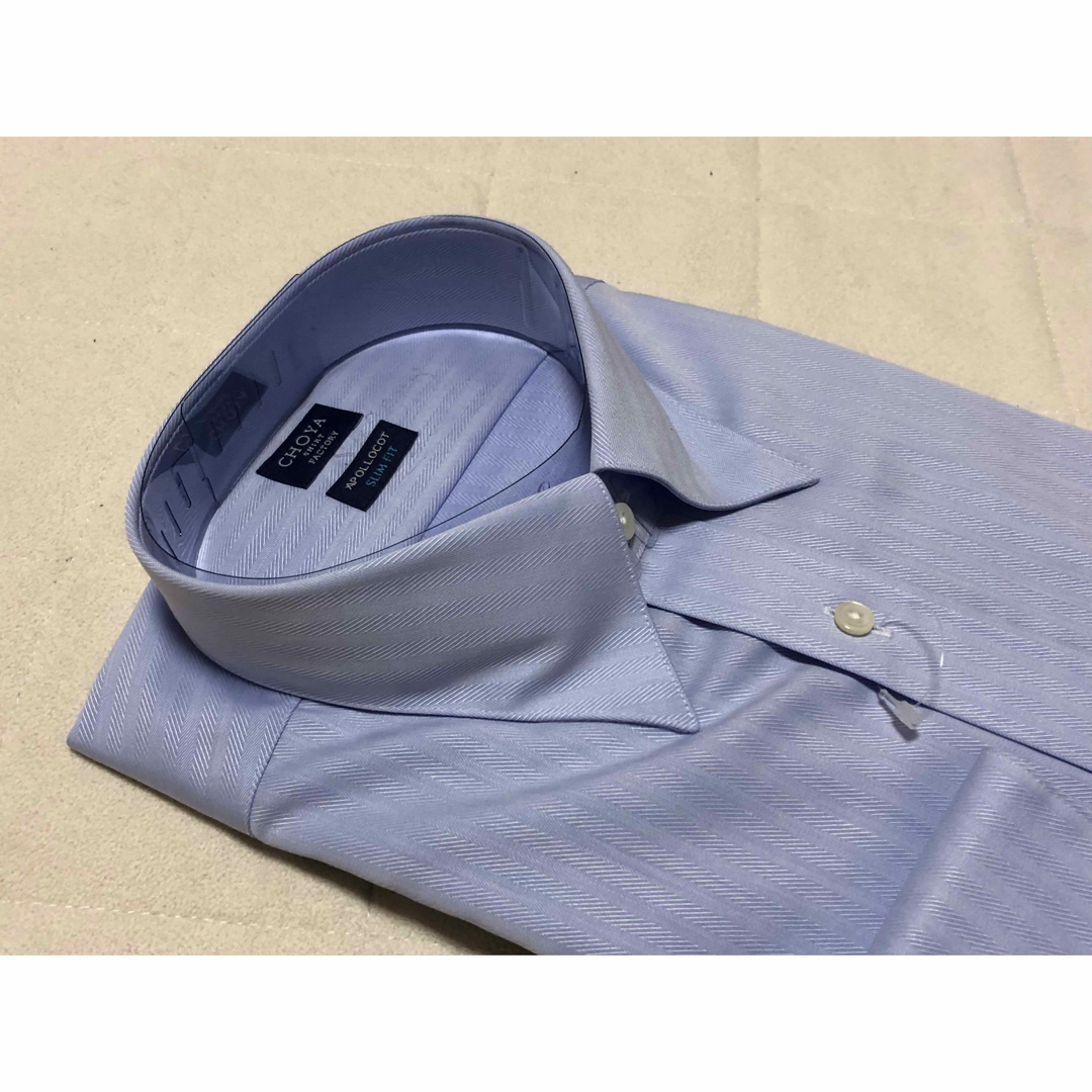 CHOYA SHIRT(チョーヤシャツ)のM557新品CHOYA長袖ワイシャツ綿100％ 41-86￥9790形態安定 メンズのトップス(シャツ)の商品写真