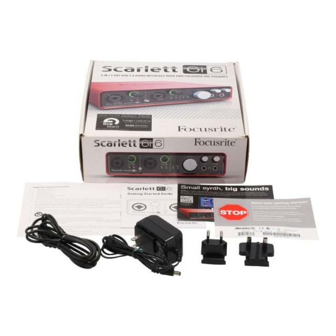 Focusrite フォーカスライト/オーディオインターフェース/Scarlett 6i6(1stGen)/S664162024328/オーディオ関連/Bランク/67【中古】 Focusrite フォーカスライト/オーディオインターフェース/Scarlett 6i6(1stGen)/S664162024328/オーディオ関連/Bランク/67【中古】