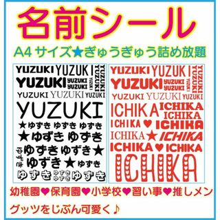 お名前シール★なまえシール ネームステッカー カッティングステッカー入園入学(その他)