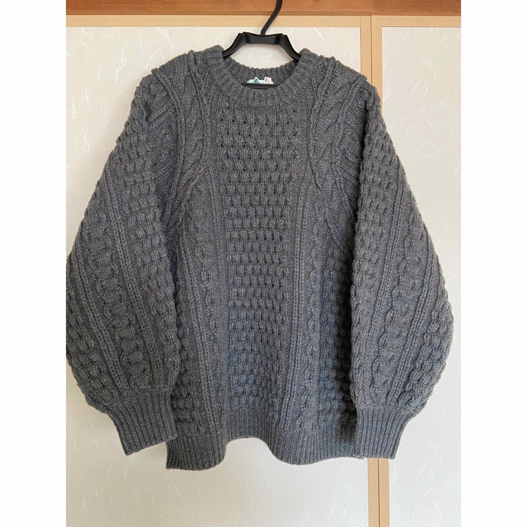 CLANE(クラネ)のClane HAND CABLE ARCH KNIT TOP レディースのトップス(ニット/セーター)の商品写真