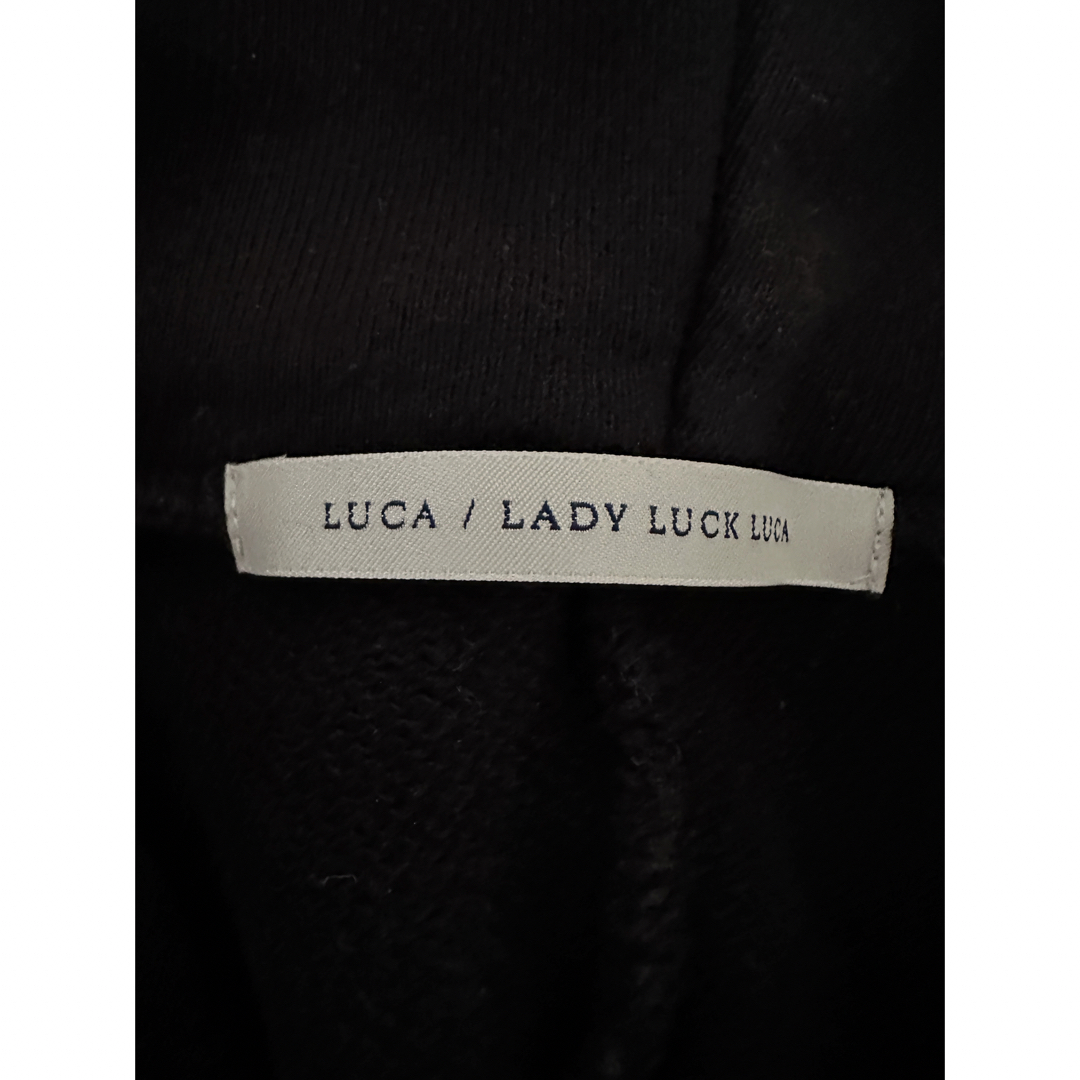 LUCA(ルカ)の【web限定】LC/LLL 星パッチパーカーワンピース レディースのワンピース(ロングワンピース/マキシワンピース)の商品写真