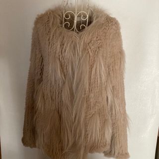 ルスーク(Le souk)のLESOUK ルスーク 美品 ファージャケット SIZE 38 (M)(カーディガン)