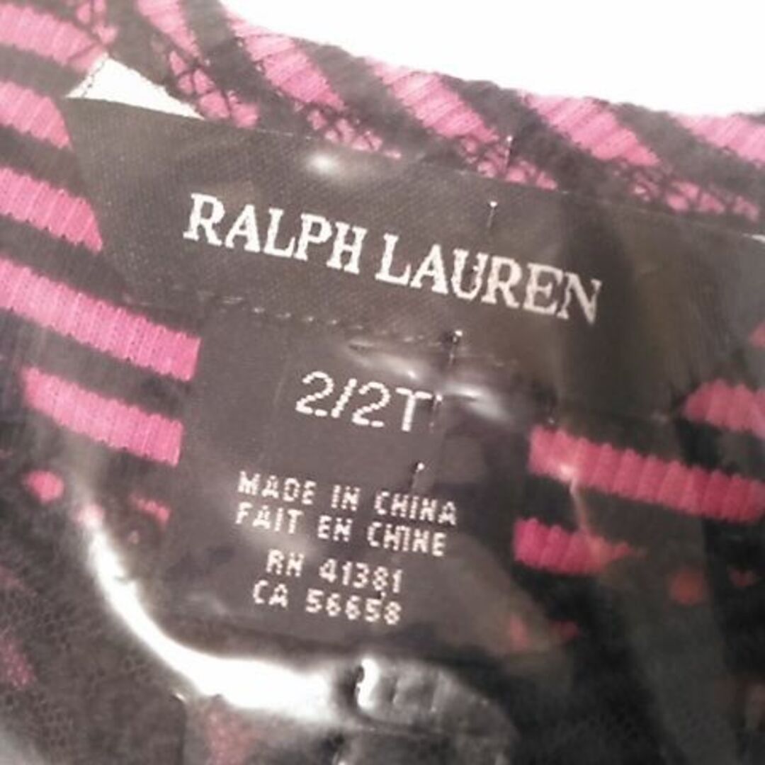 Ralph Lauren(ラルフローレン)の[新品] RALPH LAUREN タンクトップ 2枚セット キッズ/ベビー/マタニティのキッズ服女の子用(90cm~)(その他)の商品写真