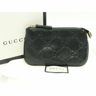 グッチ(Gucci)のグッチ　シマライン　レザー　コインケース　黒色系　GUCCI　18677411(コインケース)