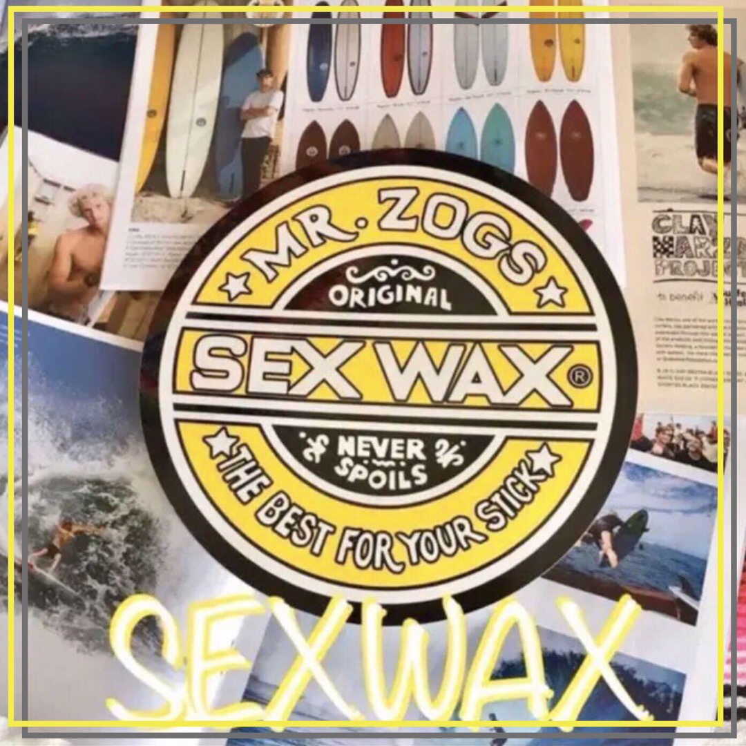 volcom(ボルコム)のSEXWAXセックスワックスUS限定SUPERBIGアイコンステッカーラスト１ スポーツ/アウトドアのスポーツ/アウトドア その他(サーフィン)の商品写真