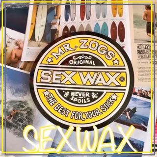 ボルコム(volcom)のSEXWAXセックスワックスUS限定SUPERBIGアイコンステッカーラスト１(サーフィン)