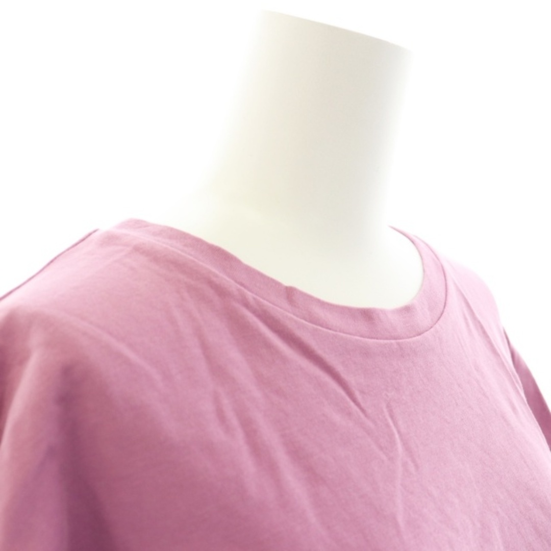Mystrada(マイストラーダ)のマイストラーダ Tシャツ カットソー 半袖 ラウンドネック ピンク レディースのトップス(Tシャツ(半袖/袖なし))の商品写真