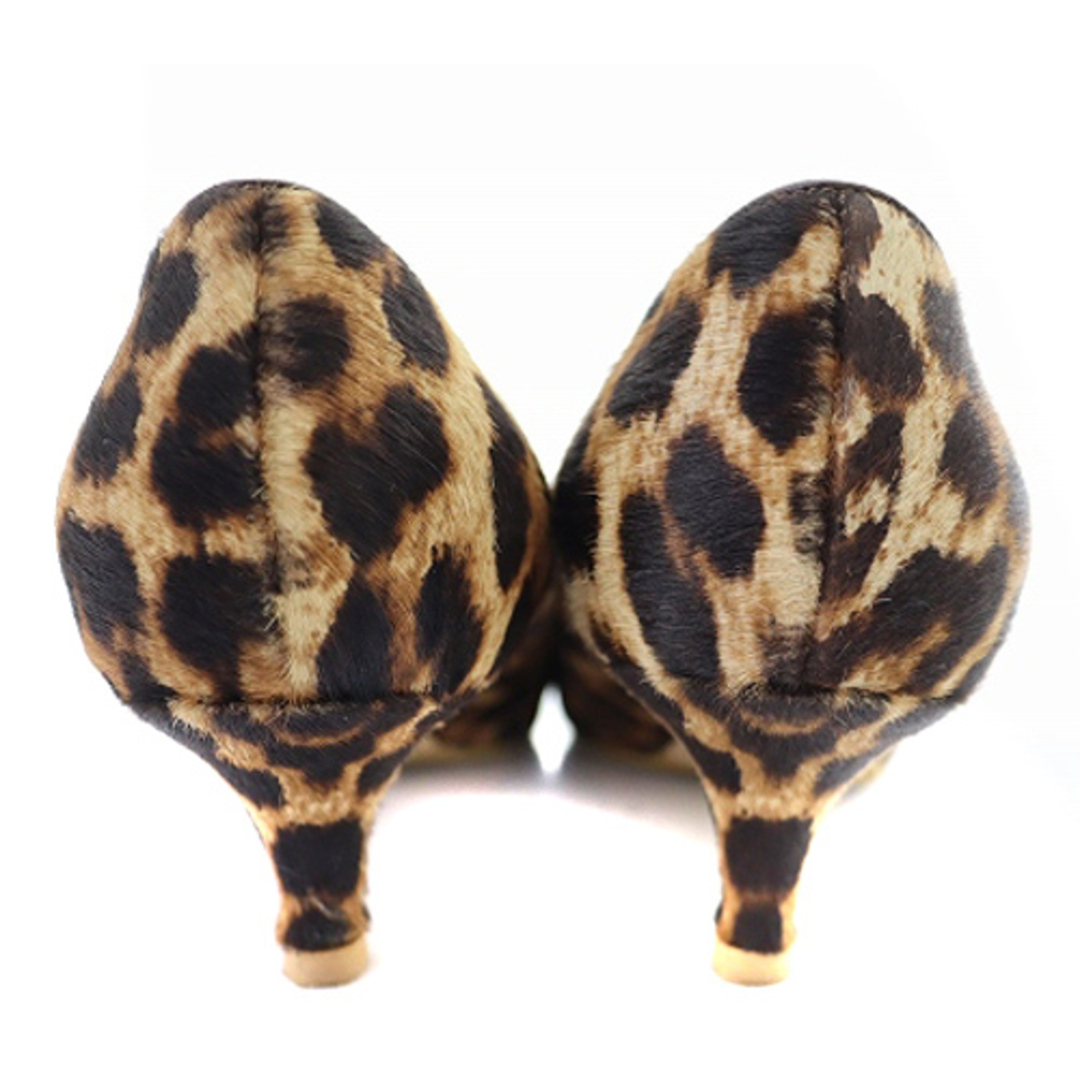 バルダン レオパード パンプス ピンヒール 36.5 23.5cm 茶色 レディースの靴/シューズ(ハイヒール/パンプス)の商品写真