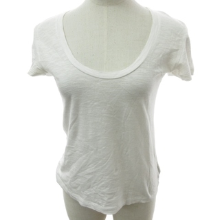 モンクレール(MONCLER)のモンクレール MONCLER Tシャツ カットソー ホワイト XS IBO46(Tシャツ(半袖/袖なし))