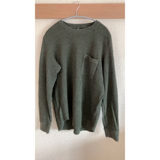 ユニクロ(UNIQLO)のユニクロ　メンズ　ワッフルクルーネック(Tシャツ/カットソー(七分/長袖))