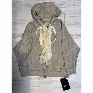 ファーファー(fur fur)のfur fur フリル付きパーカー　タグ付き20790円(パーカー)