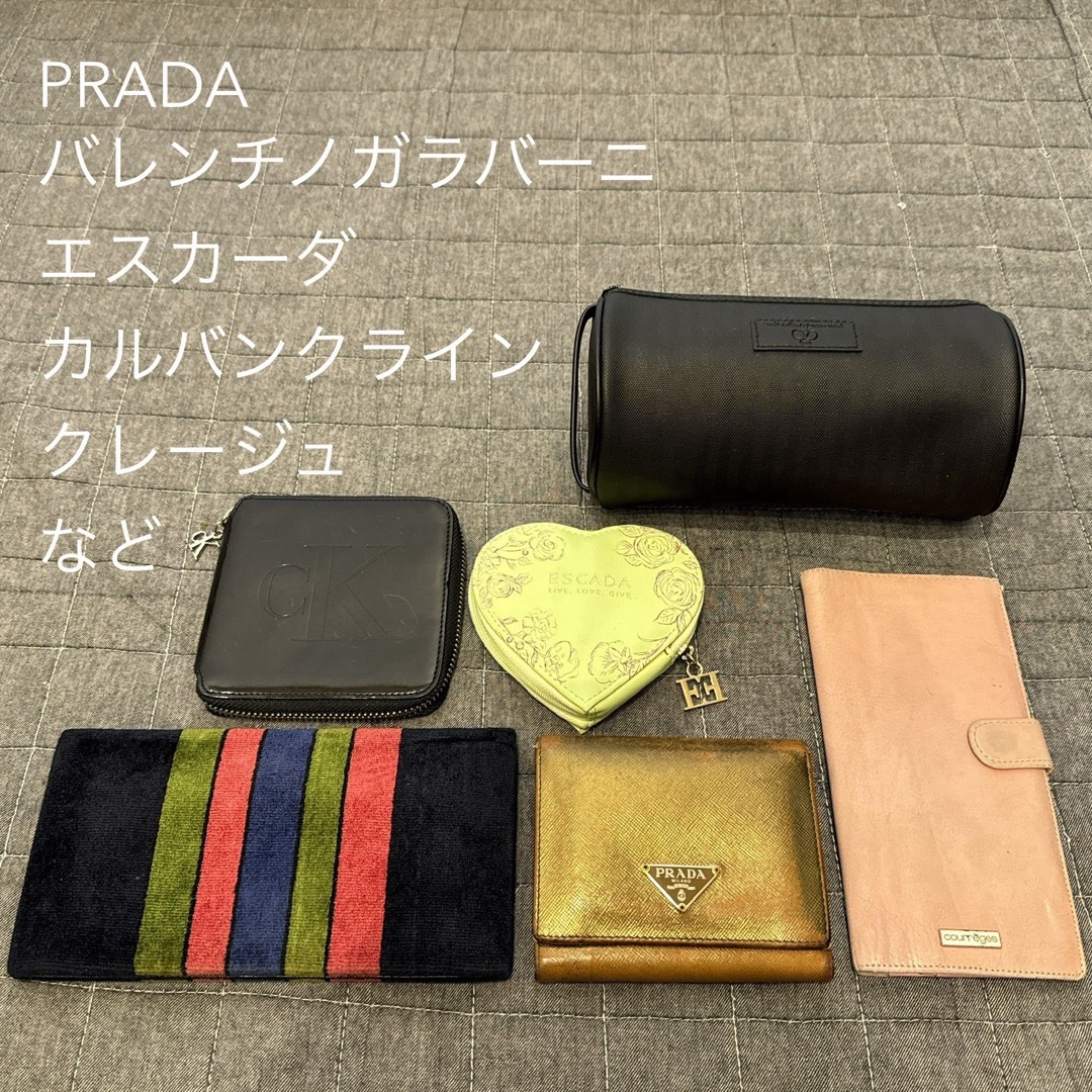 PRADA エスカーダ CK バレンチノ クレージュ FIOCCHI財布 ポーチ | フリマアプリ ラクマ