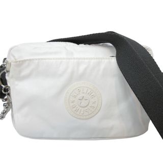 キプリング(kipling)のキプリング ナイロンショルダーバッグ 斜め掛けバッグ 肩掛けバッチ 白 ■WY(ショルダーバッグ)