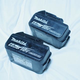 マキタ(Makita)のマキタ 18V 6.0ah makita バッテリー BL1860B 2個セット(工具)