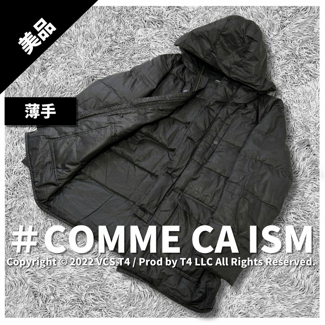 COMME CA ISM(コムサイズム)の【美品】コムサ イズム ダウンジャケット L 黒 ブラック 薄手 ✓2286 レディースのジャケット/アウター(ダウンジャケット)の商品写真