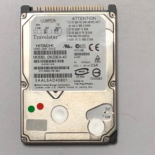 ヒタチ(日立)のHITACHI 2.5インチHDD DK23EA-40 40GB／H11(PCパーツ)